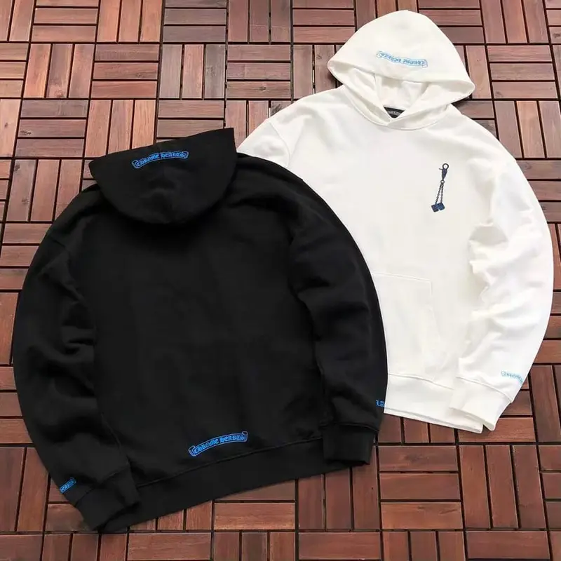 ￥~236 CH🔥OM🔥 HE🔥RTS HOODIE 66081205 (im 185CM 70KG iwear size L in the photo)