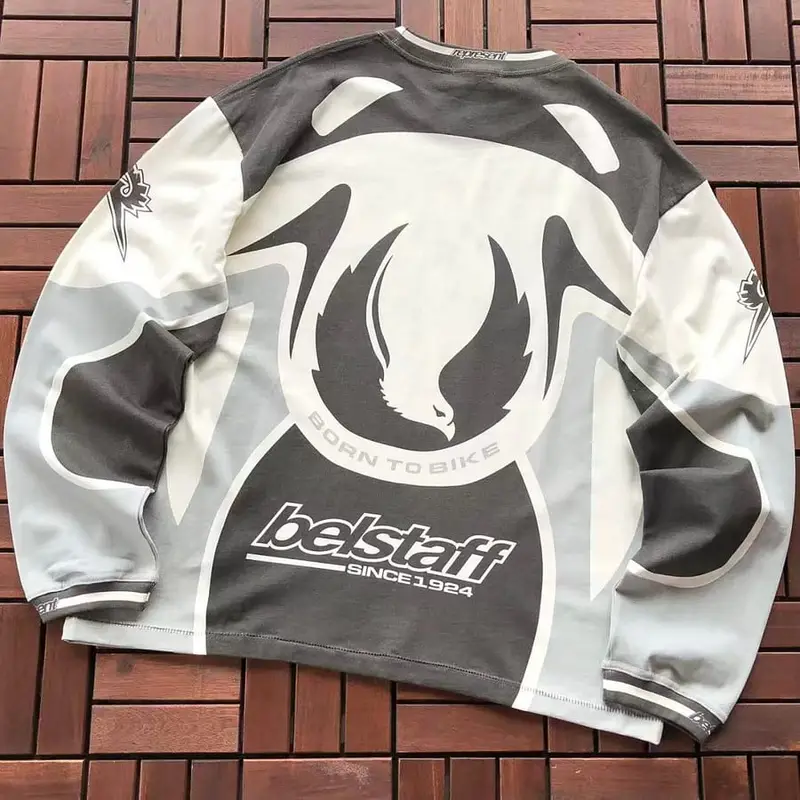 ￥~119 REPRESENT & BELSTAFF LONG-SLEEVE 77072047 (im 185CM 80KG iwear size M in the photo)