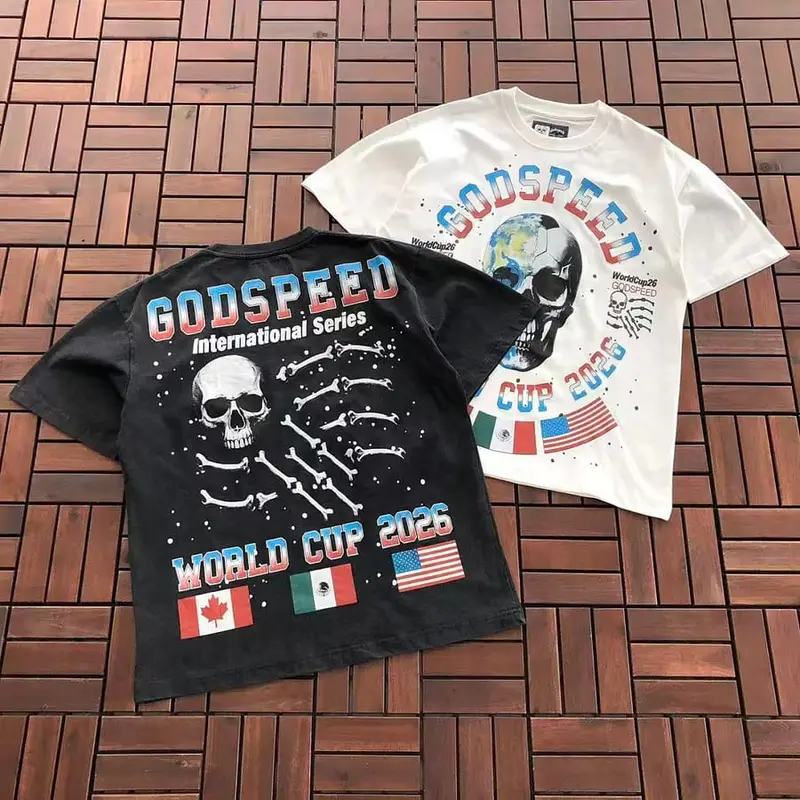 BLACK ￥~89 WHITE ￥~85 GODSPEED T-SHIRT 77072205 (im 185CM 80KG iwear size M in the photo)