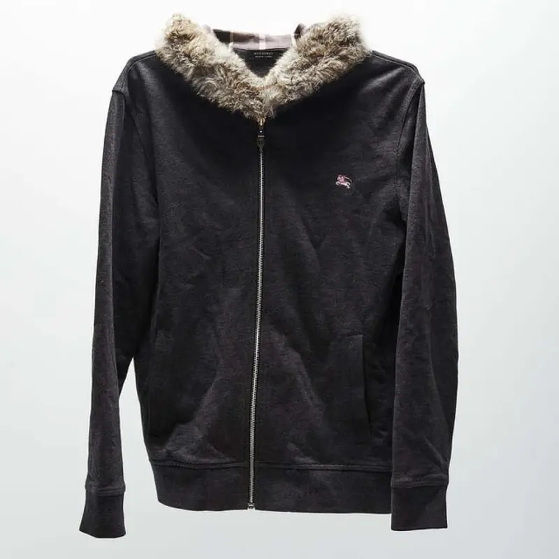 Japan Burberry Vintage Zip-Up - Grey