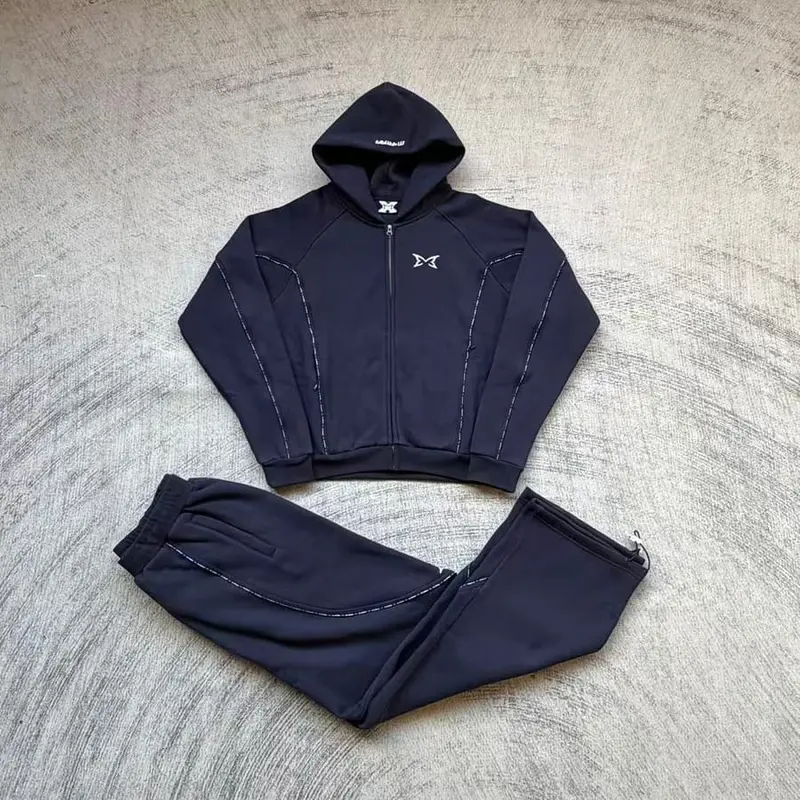 M*rtra Piping Tracksuit navy