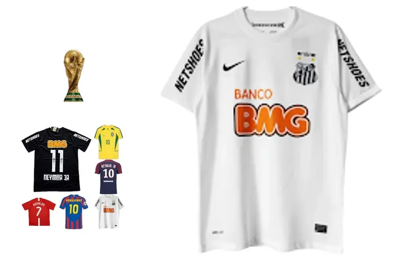 NEYMAR SANTOS 2011-2012 JERSEY
