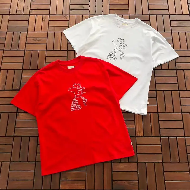 ￥~85 AI🔥E L🔥🔥N D🔥RE T-SHIRT 77030564 (im 185CM 70KG iwear size M in the photo)