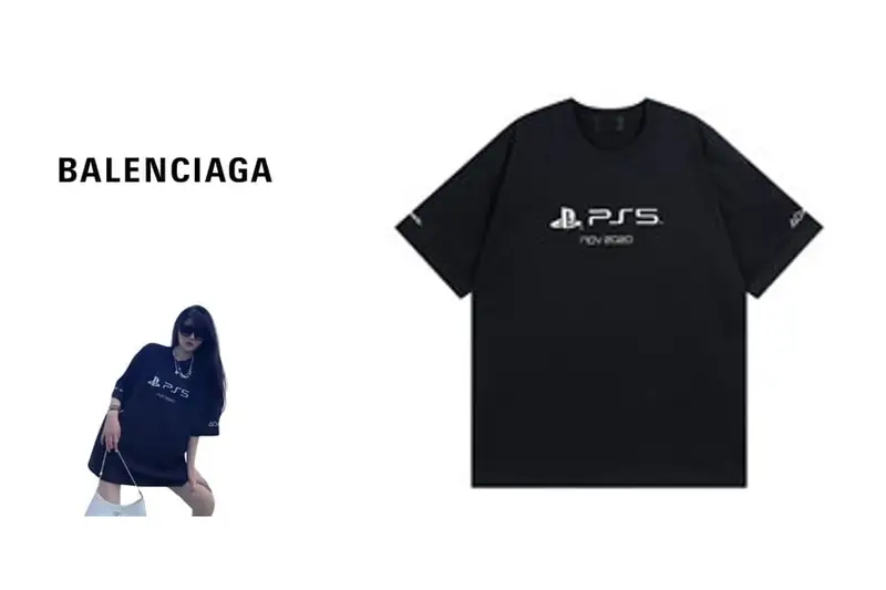 Balenciaga Ps5 T-shirt Tee