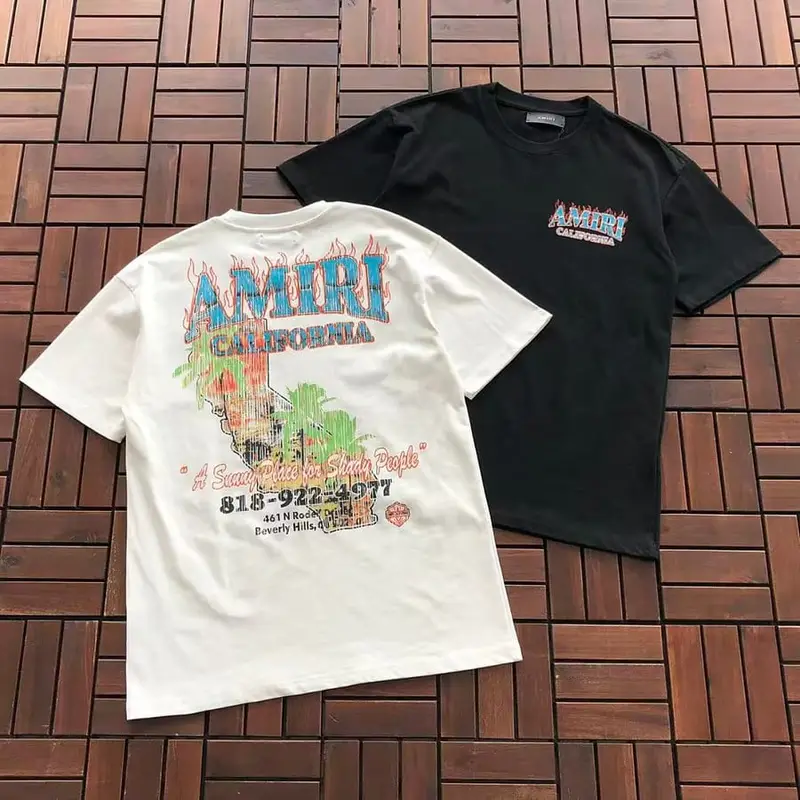 ￥~89 AMIRI T-SHIRT 77071020 (im 185CM 70KG iwear size M in the photo)
