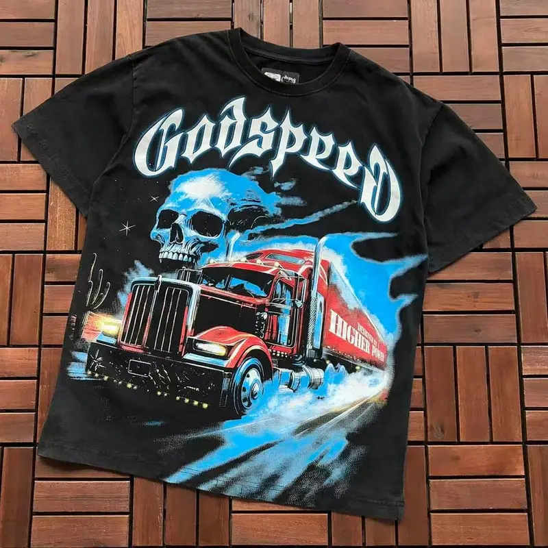 ￥~89 GODSPEED T-SHIRT 77072270 (im 185CM 80KG iwear size M in the photo)