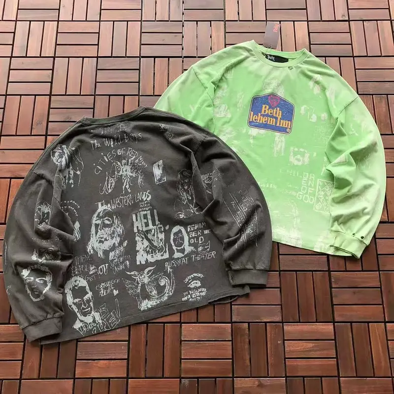 ￥~119 VINTAGE LONG-SLEEVE 77080507 (im 185CM 80KG iwear size M in the photo)
