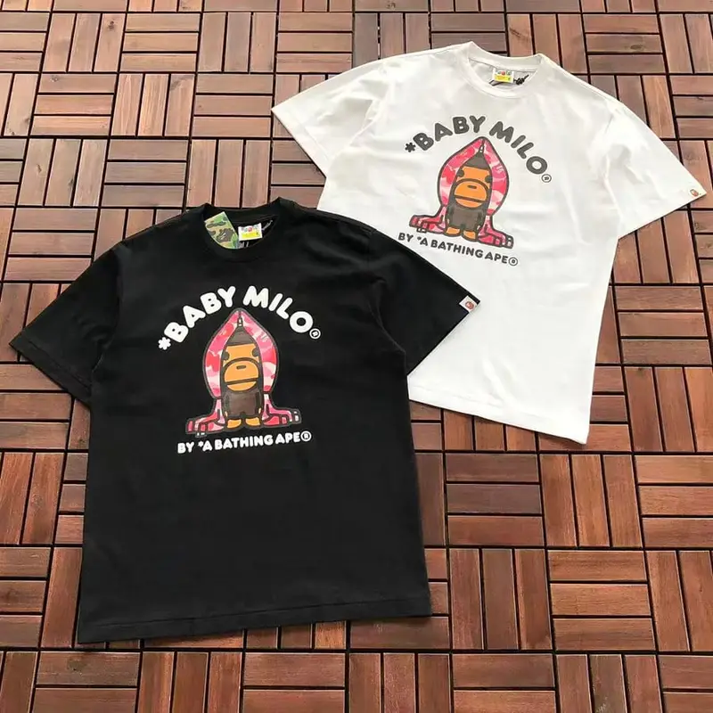 ￥~109 BAPE T-SHIRT 55071410 (im 185CM 80KG iwear size M in the photo)