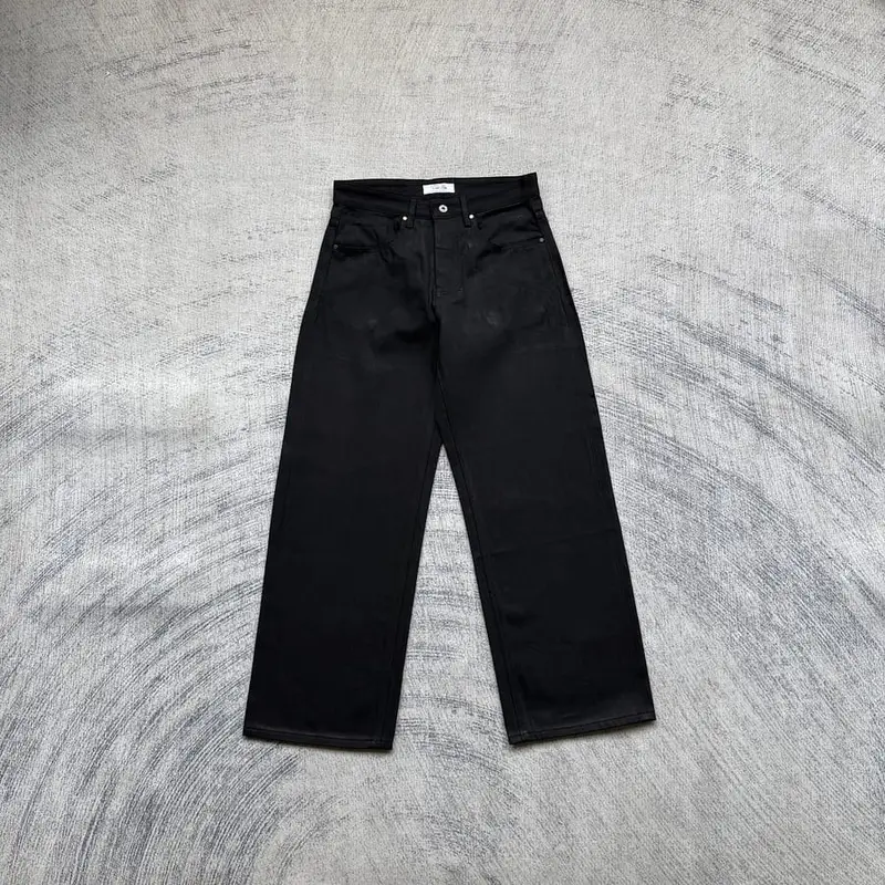 C*le ivy raw selvedge black denim