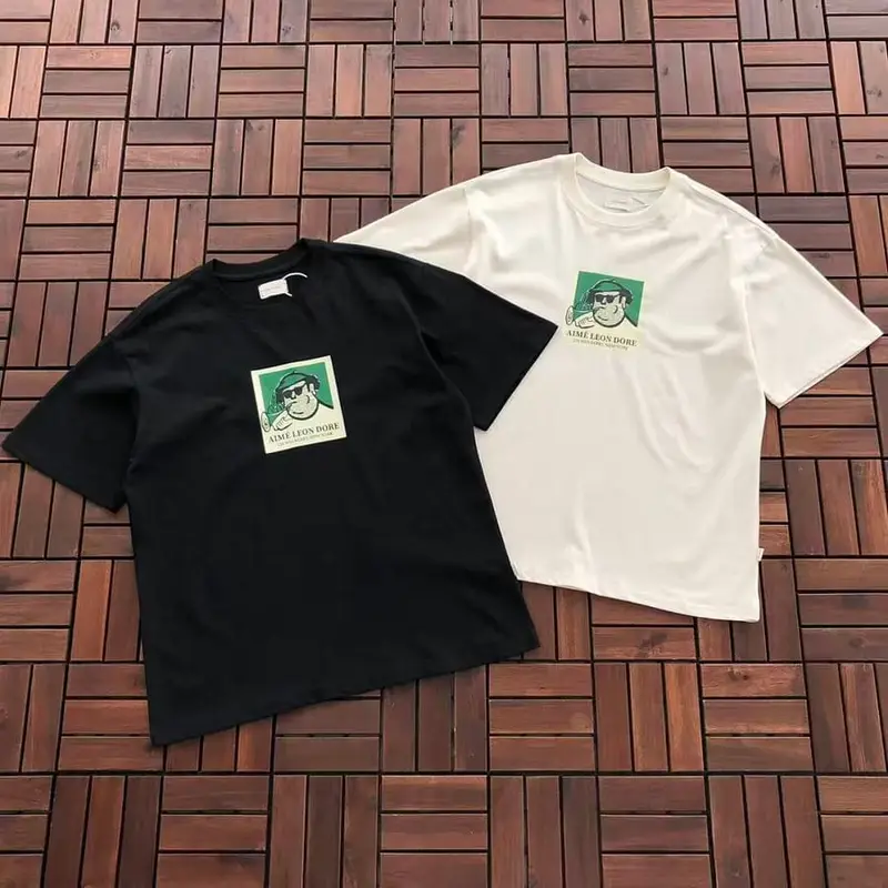 ￥~85 AI🔥E L🔥🔥N D🔥RE T-SHIRT 77030566 (im 185CM 70KG iwear size M in the photo)