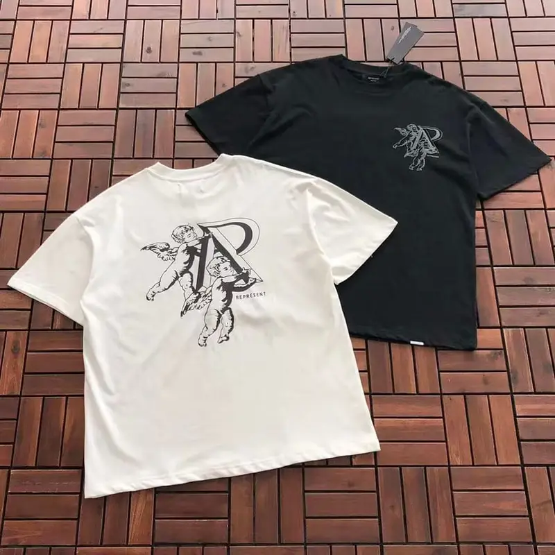 ￥~109 REPRESENT T-SHIRT 77071209 (im 185CM 70KG iwear size L in the photo)