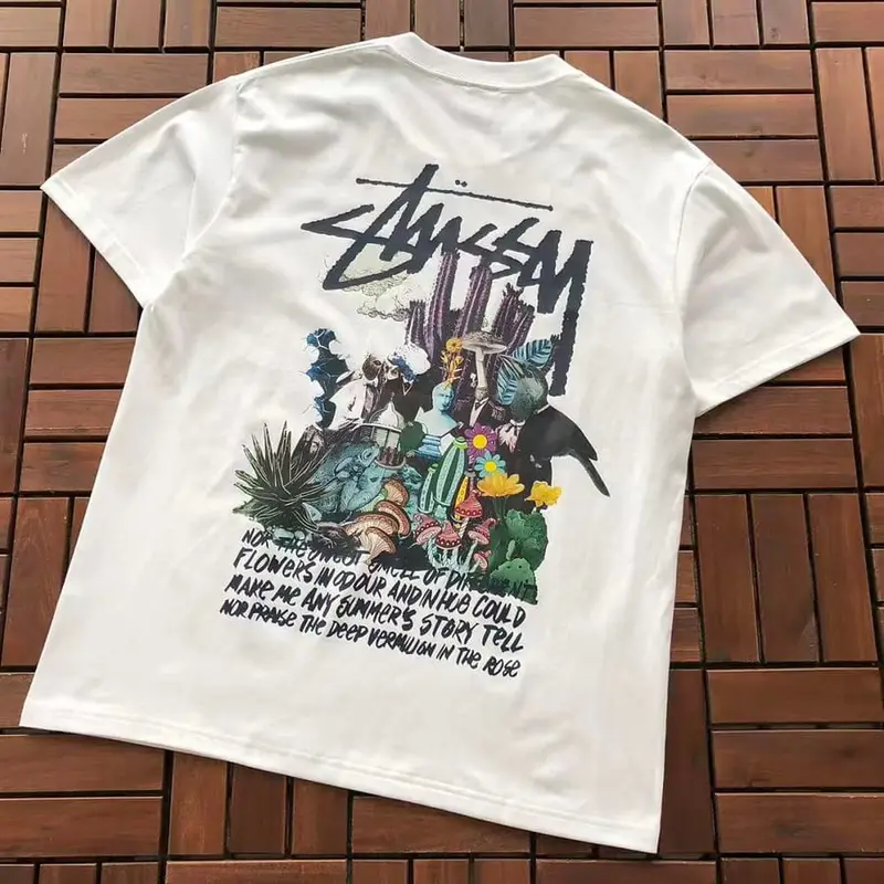 ￥~79 ST🔥S🔥Y T-SHIRT 77072170 (im 185CM 70KG iwear size L in the photo)