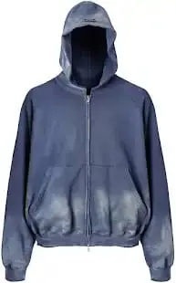 Far Archive Washed Zip Up Hoodie