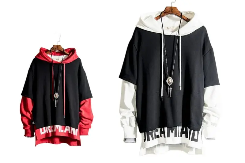 Color-blocked Hoodie