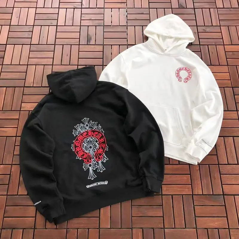 ￥~236 CH🔥OM🔥 HE🔥RTS HOODIE 66080436 (im 185CM 70KG iwear size L in the photo)