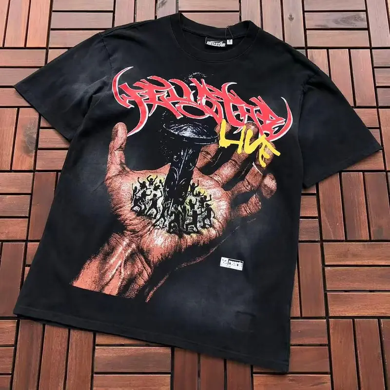 ￥ ~ 119 HELLSTAR T-SHIRT 55081402 (im 185CM 70KG iwear size S in the photo)