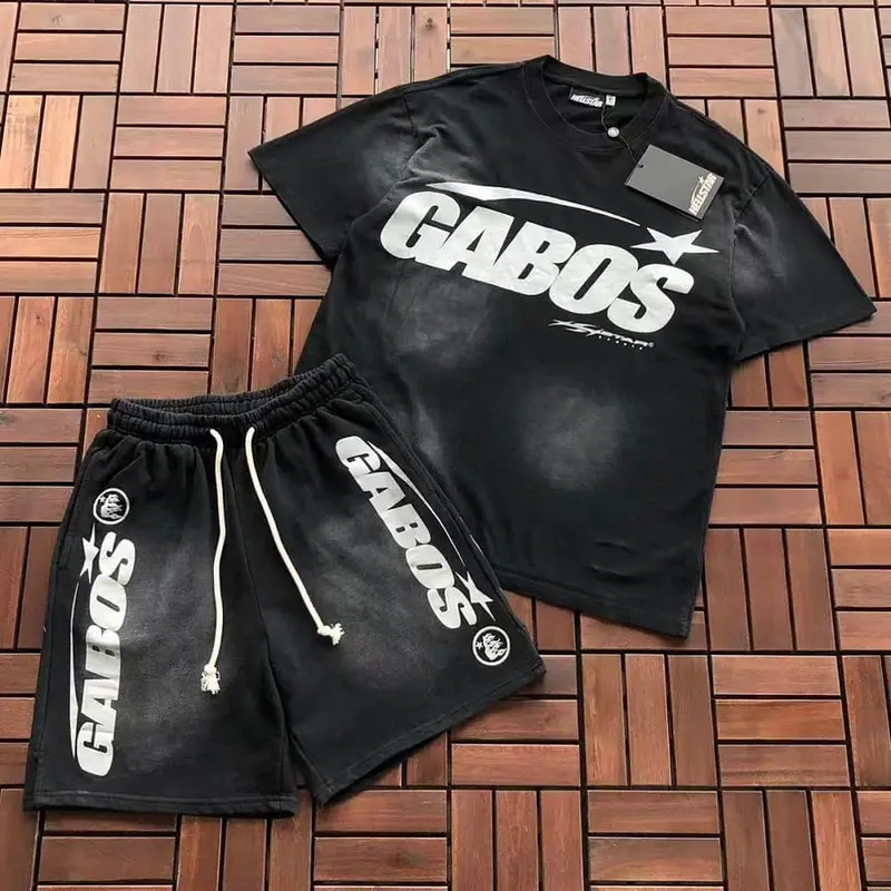 TOP ￥~109 PANTS ￥~125 HELLSTAR T-SHIRT SHORTS 55071571 (im 185CM 80KG iwear size S in the photo)