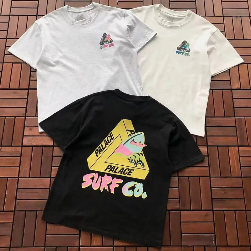 ￥~109 P🔥LA🔥E T-SHIRT 55071525 (im 185CM 80KG iwear size S in the photo)