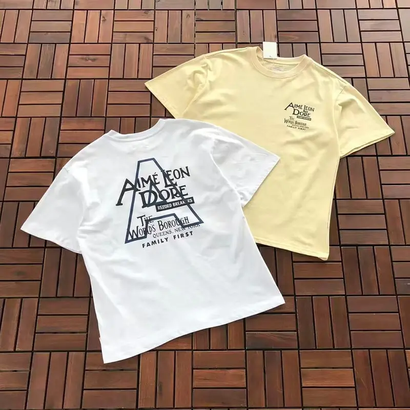￥~85 AI🔥E L🔥🔥N D🔥RE T-SHIRT 77030559 (im 185CM 70KG iwear size M in the photo)