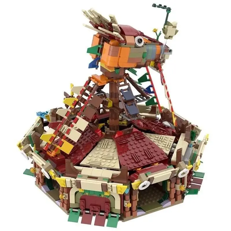 Lego-compatible MOC *Breath of the Wild* Stable creative building set ?C *The Legend of Zelda* DIY toy bricks