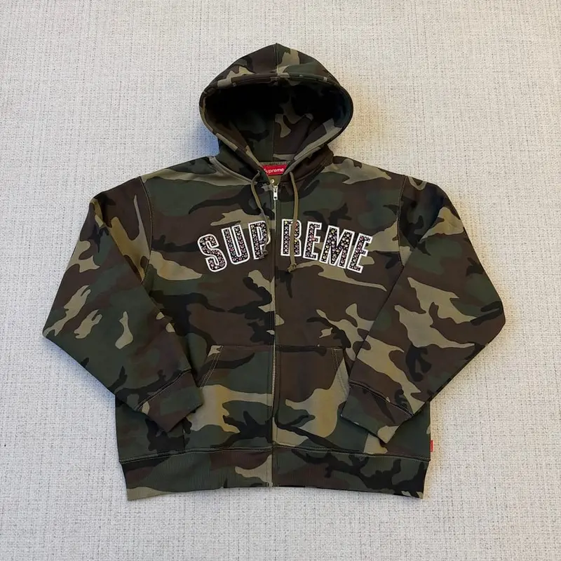 Supreme bb simon zip up hoodie