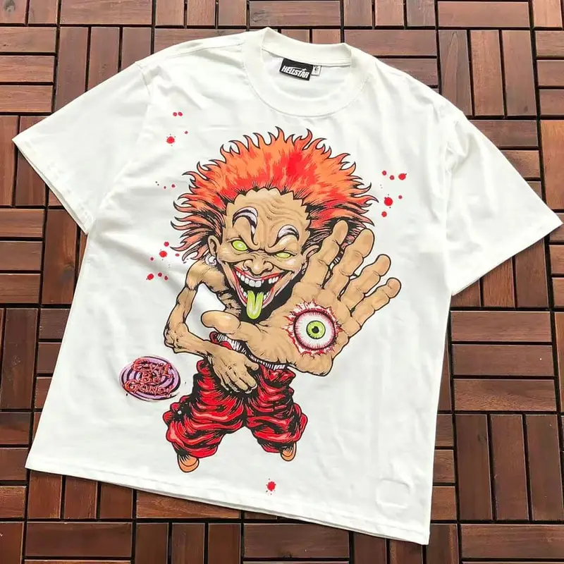 ￥ ~ 95 HELLSTAR T-SHIRT 55070363 (im 185CM 70KG iwear size S in the photo)