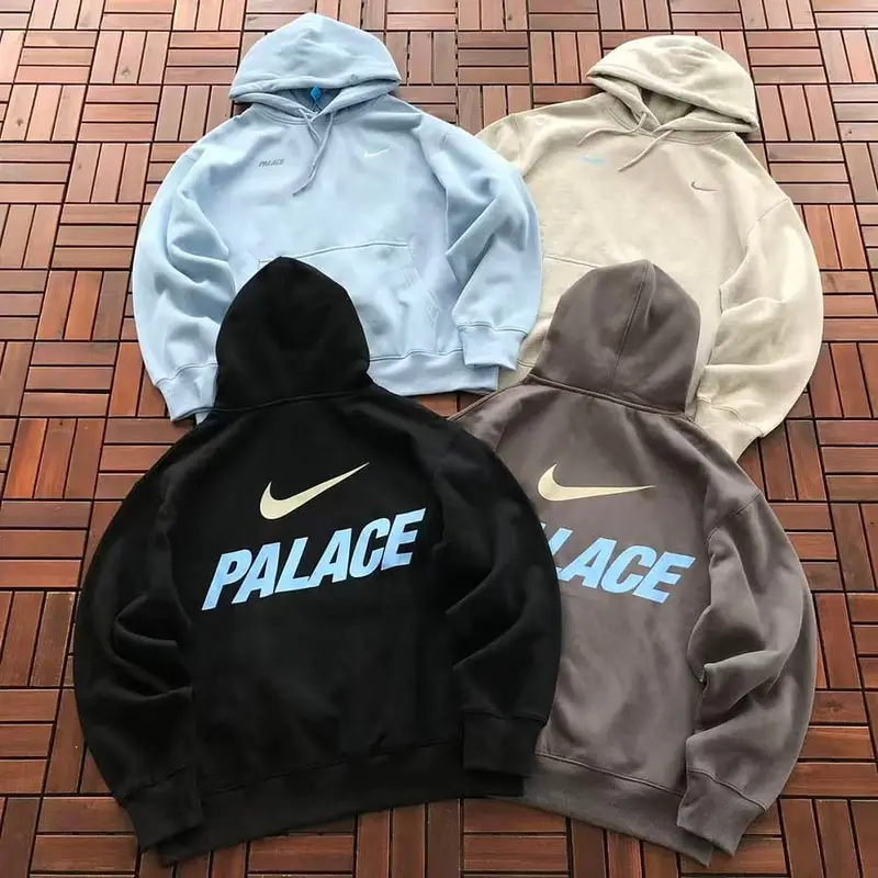 ￥~239 P🔥LA🔥E & N🔥K🔥HOODIE FLEECE 77063075