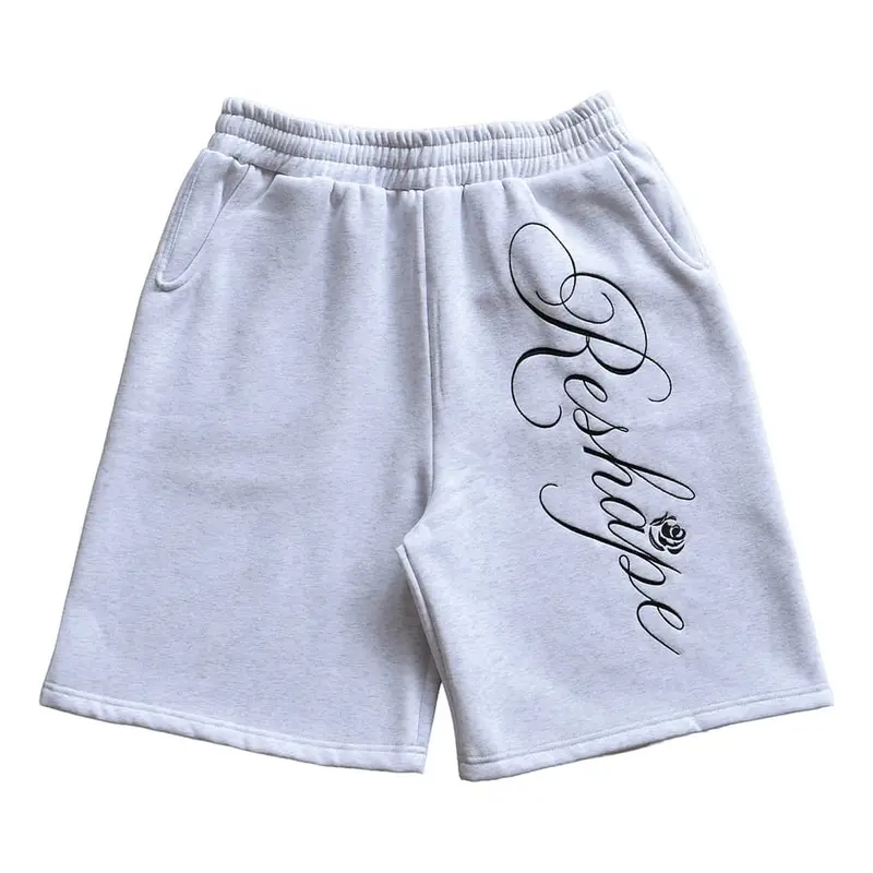 Thorn Rose Baggy Shorts - Grey