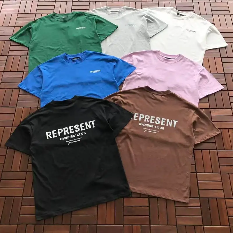 ￥~109 REPRESENT T-SHIRT 77071202 (im 185CM 70KG iwear size M in the photo)