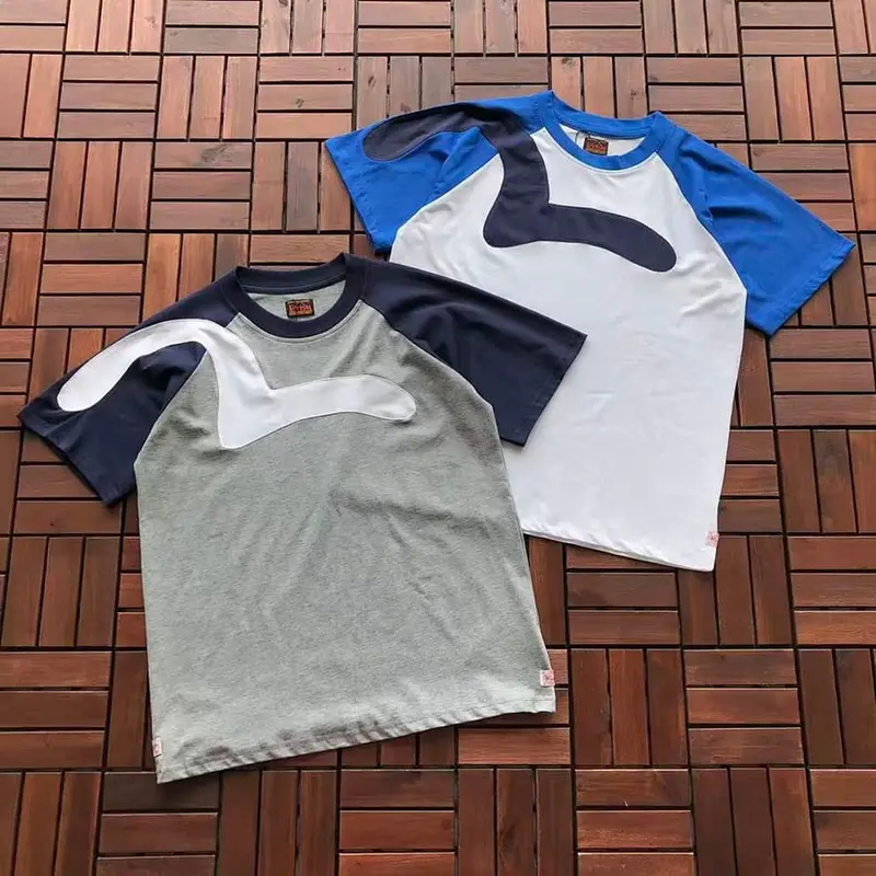￥~89 EVISU & P🔥LA🔥E T-SHIRT 55041135