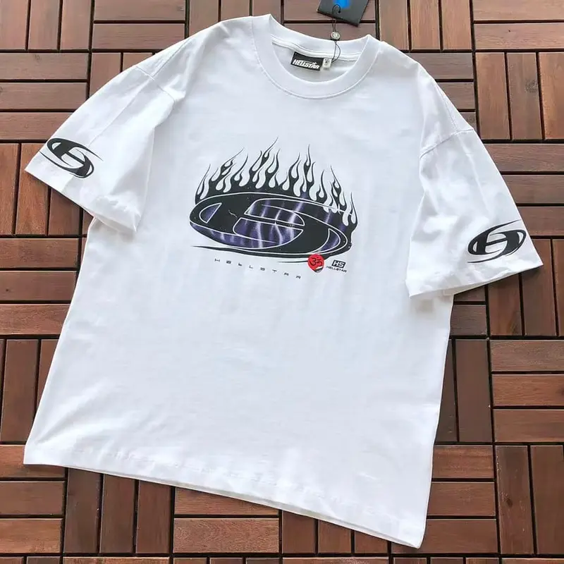 ￥~79 HELLSTAR T-SHIRT 77072237 (im 185CM 80KG iwear size M in the photo)