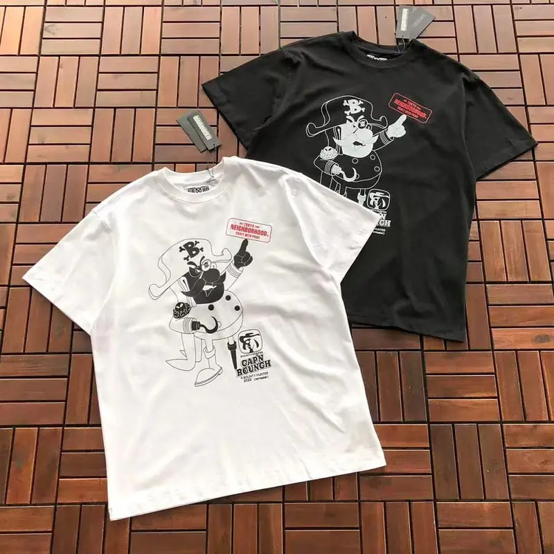 ￥ ~ 109 NEIGHBORHOOD T-SHIRT 55072849 (im 185CM 70KG iwear size M in the photo)