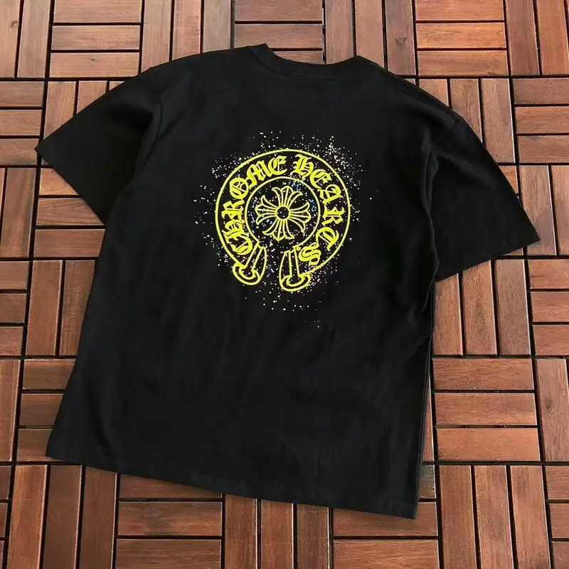 ￥~85 CH🔥OM🔥 HE🔥RTS T-SHIRT 77081106 (im 185CM 70KG iwear size M in the photo)