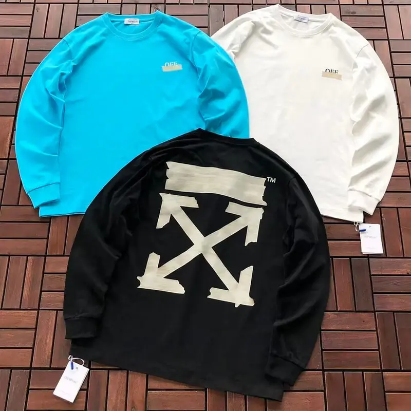￥ ~ 125 O🔥🔥-W🔥🔥TE LONG-SLEEVE 55080307 (im 185CM 80KG iwear size M in the photo)