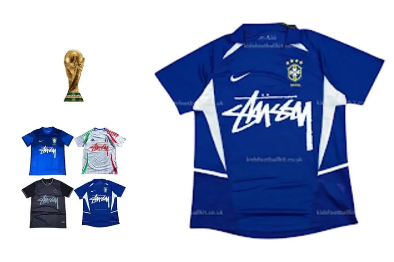 STUSSY X BRAZIL FOOTBALL JERSEY