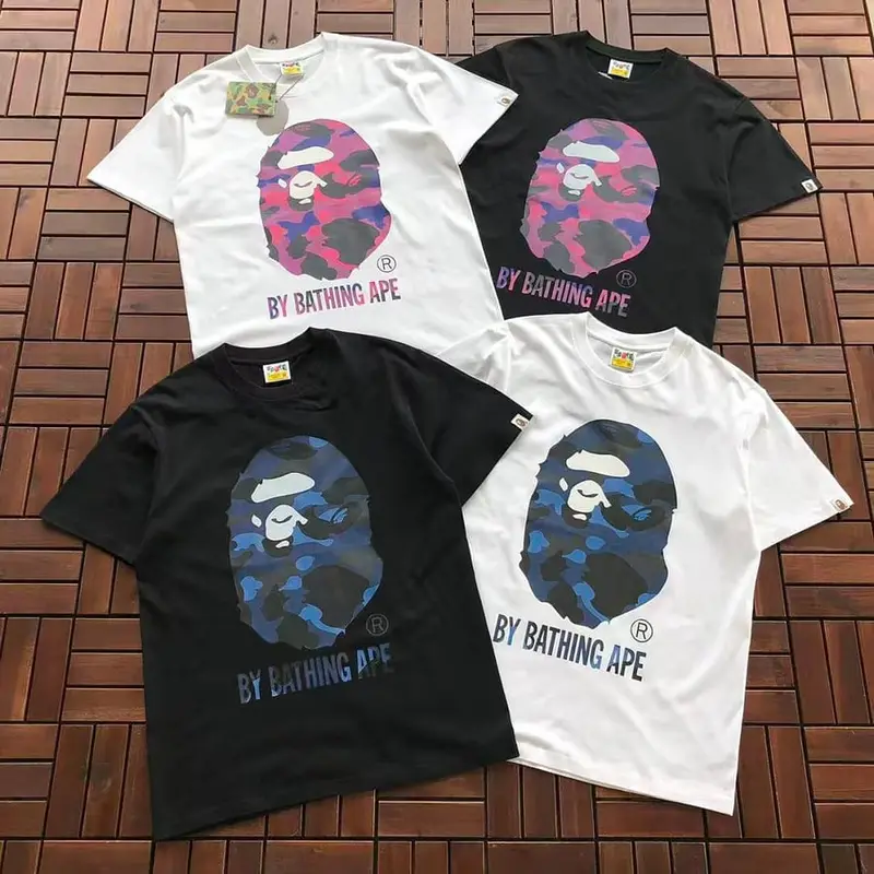 ￥~79 BAPE T-SHIRT 77070814 (im 185CM 70KG iwear size M in the photo)