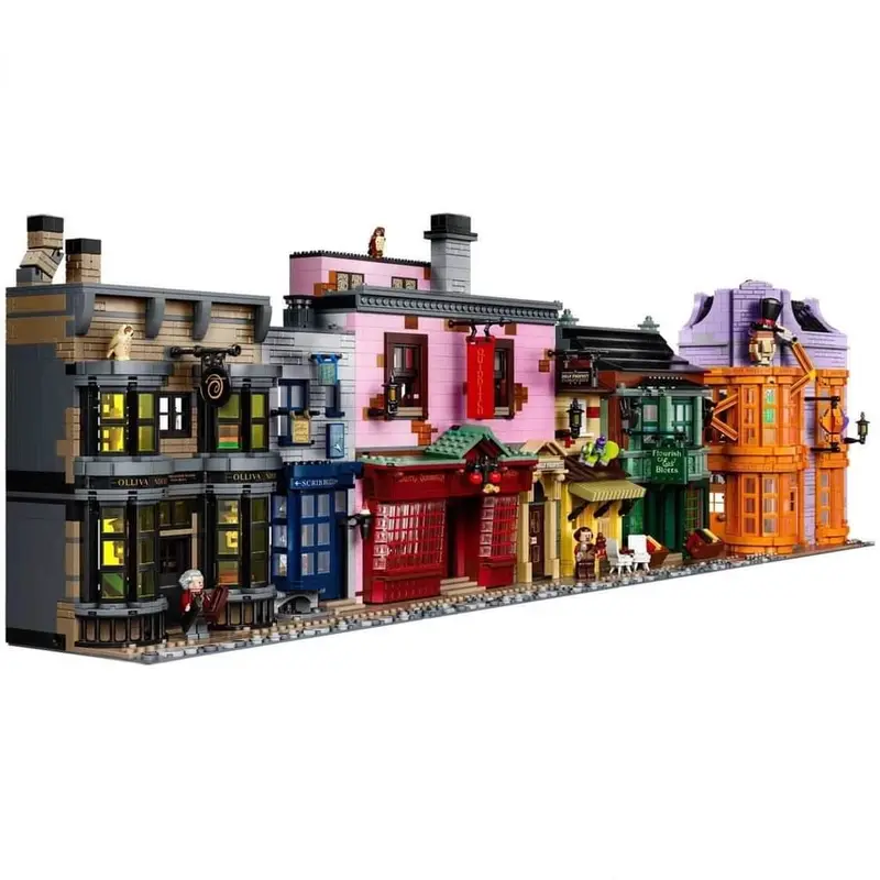 Lego-compatible Harry Potter Diagon Alley building set ?C street scene model toy gift
