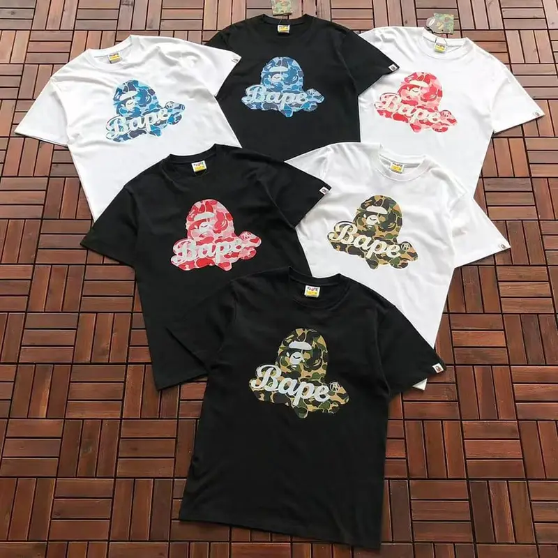 ￥~79 BAPE T-SHIRT 77070813 (im 185CM 70KG iwear size M in the photo)