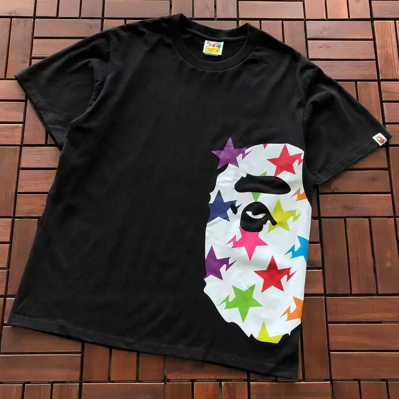 ￥~75 BAPE T-SHIRT 66072243 (im 185CM 70KG iwear size M in the photo)