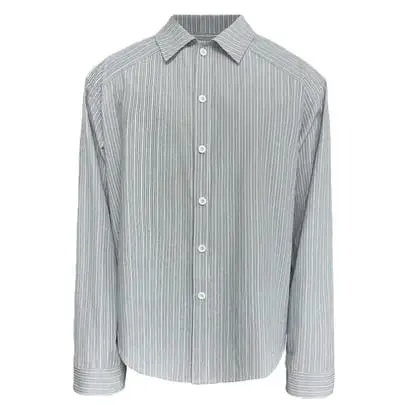 JCAESAR Striped Button Up Shirt