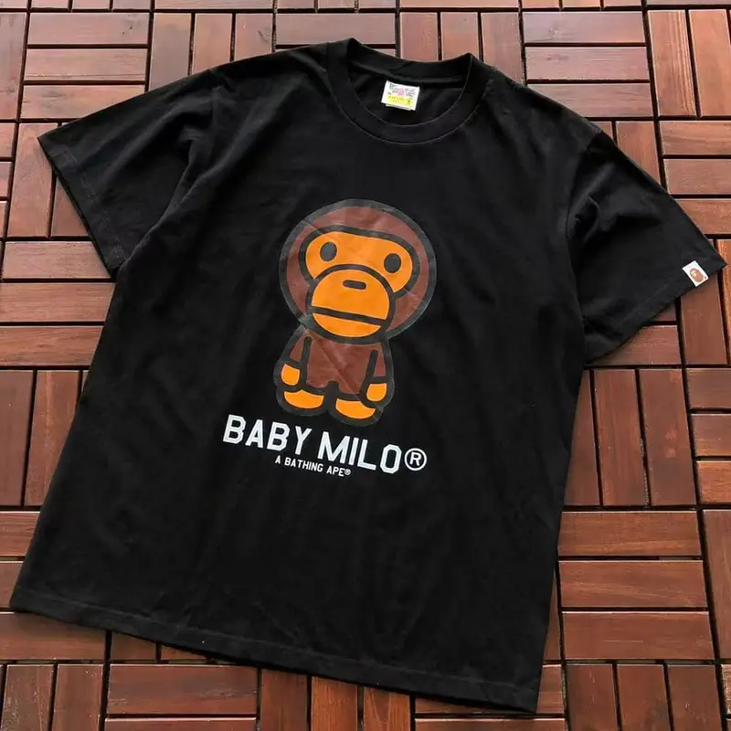 ￥~75 BAPE T-SHIRT 66072223 (im 185CM 70KG iwear size M in the photo)