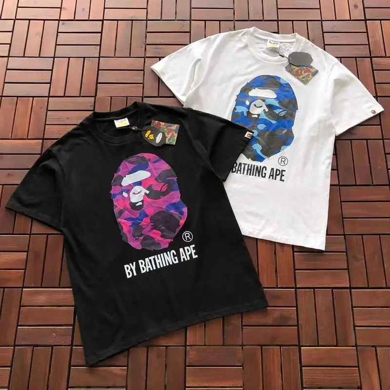 ￥~75 BAPE T-SHIRT 66071403 (im 185CM 70KG iwear size S in the photo)