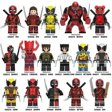 Lego Deadpool &amp; Wolverine Figures