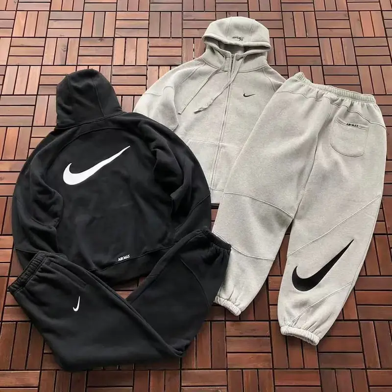 TOP￥~149 PANTS￥~125 S🔥P🔥E🔥E & N🔥K🔥HOODIE TROUSERS FLEECE 77072029