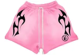 Hellstar Flame Shorts Pink (NFC)
