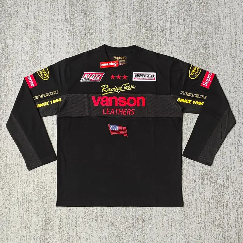 Supreme × Vanson Leathers Long sleeves
