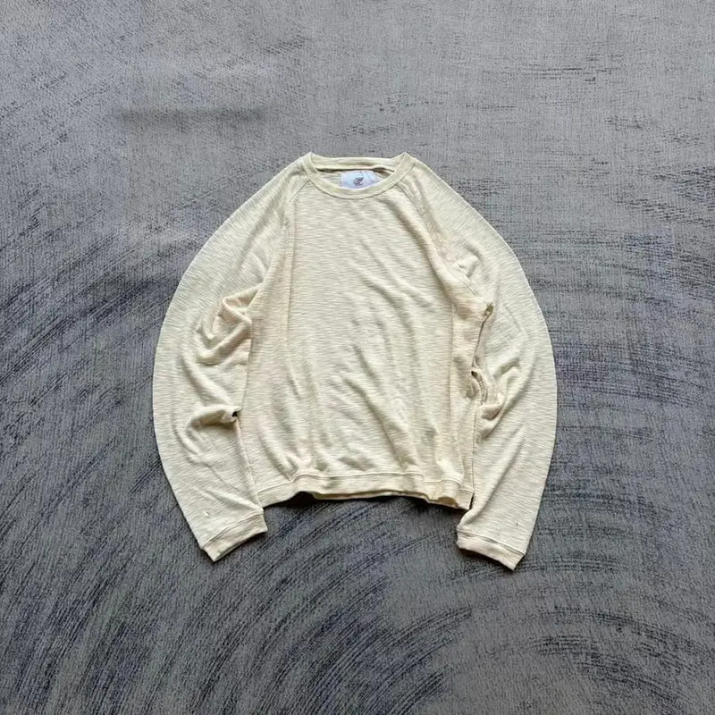 Ely*ian lightweight slub long sleeve white