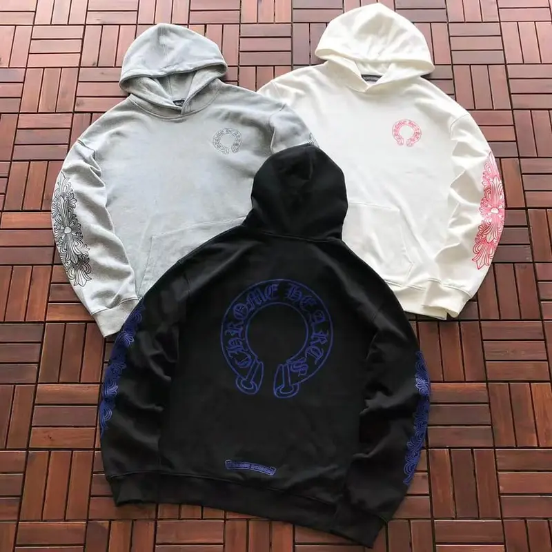 ￥~236 CH🔥OM🔥 HE🔥RTS HOODIE 66080417 (im 185CM 70KG iwear size L in the photo)