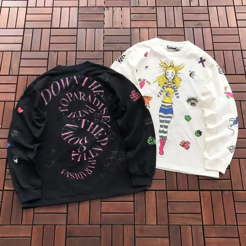 ￥ ~ 219 HELLSTAR LONG-SLEEVE 55070239 (im 185CM 70KG iwear size M in the photo)