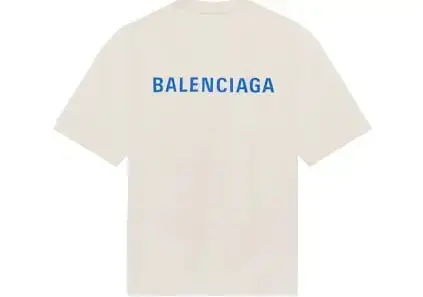 Balenciaga Blue Logo Tee